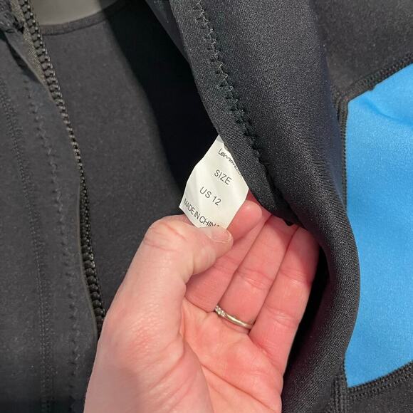 Lemorecn kids 2MM performance watersports wetsuit in black new youth size 12 - Picture 6 of 9